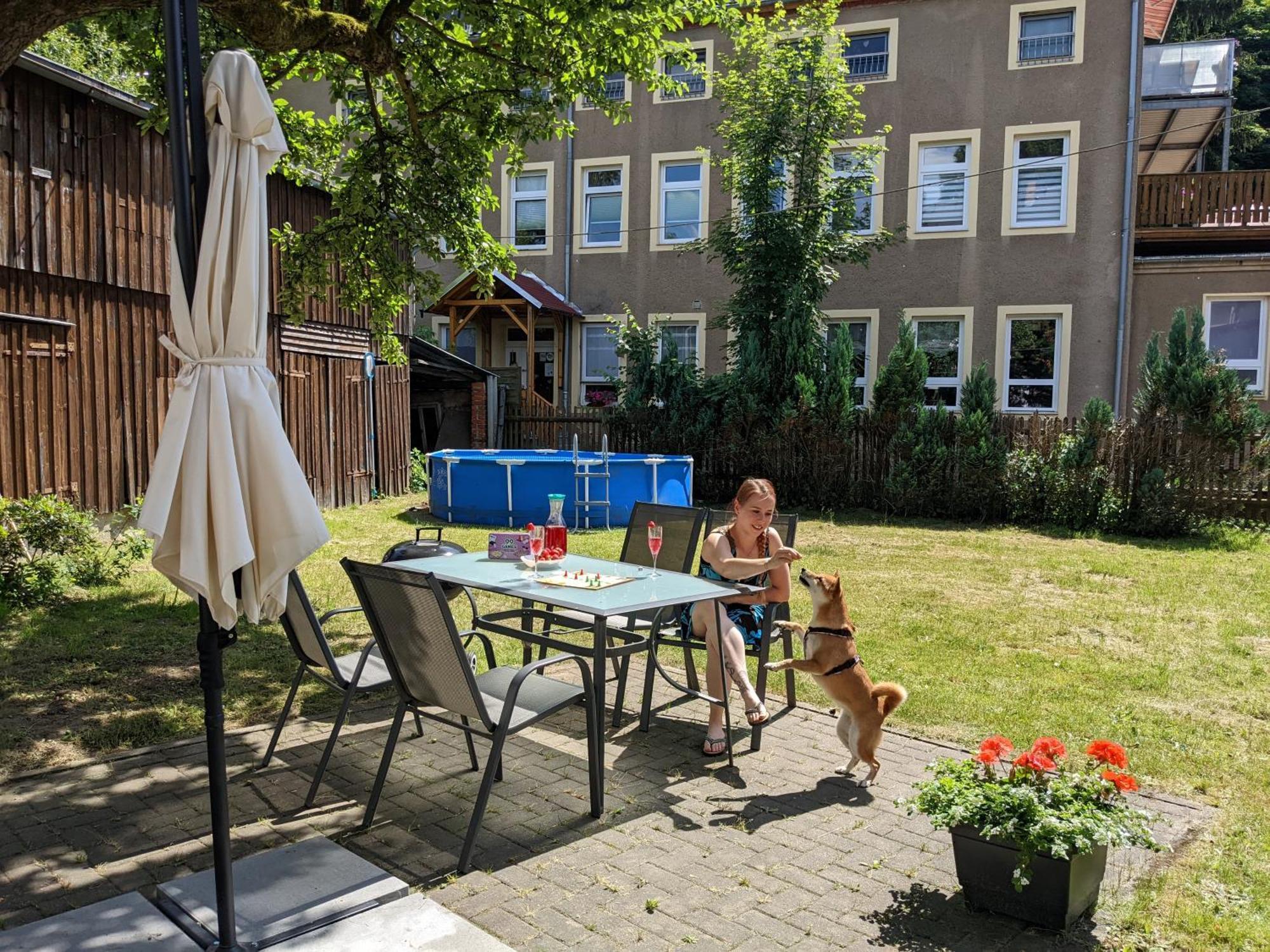 H2 - Urlaubsmagie - Garten, Pool, Terrasse, Grill Sebnitz Ngoại thất bức ảnh